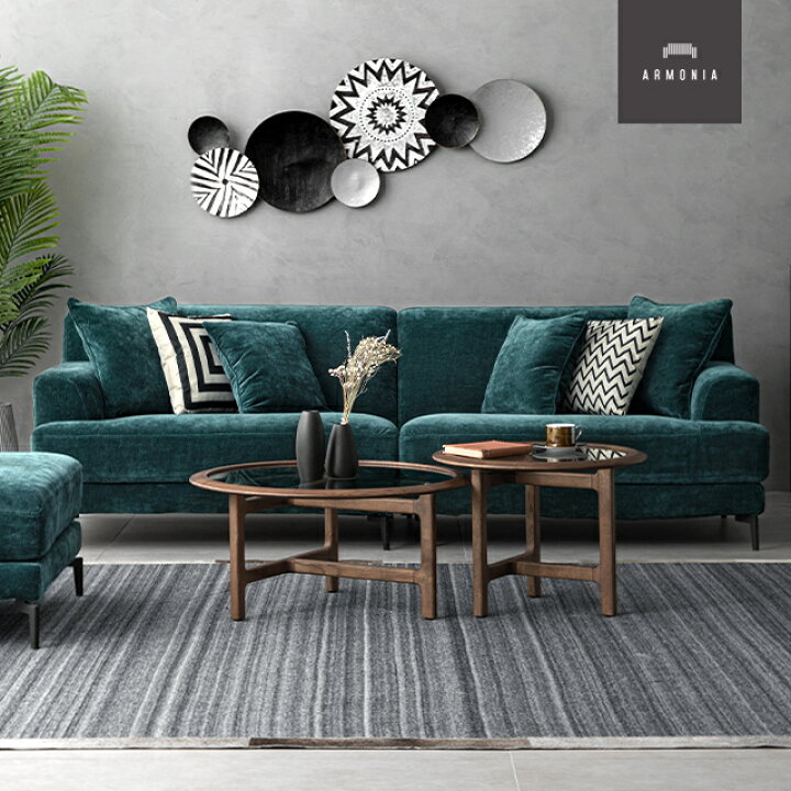 楽天市場 ソファ ソファー 2人掛け 2人 2p 二人掛け フロアソファ 布 ファブリック 脚 クッション Sofa 高級 ラグジュアリー モダン 北欧 おしゃれ グレー ブラック グリーン Armonia Armonia アルモニア