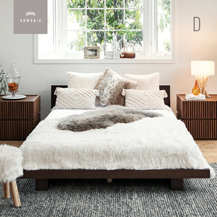 楽天市場】ベッド ダブル ベッドフレーム bed ダブルベッド ダブル  