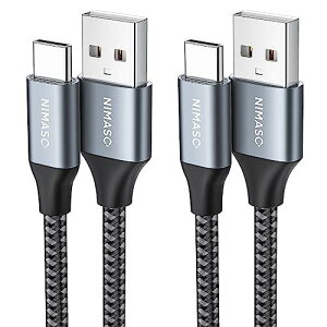 USB Type C P[u y1M/2{Zbgz NIMASO ^Cvc P[u QC3.0Ή }[d USB-C & USB-A 3A [dP[u f[^] ϋviCf iPhone15V[YAiPad ProASonyAGalaxyAHuawei ̑A