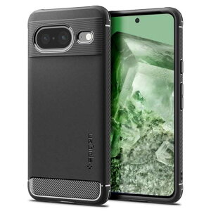Spigen Google Pixel8 �P�[�X TPU �\�t�g�P�[�X �ČRMIL�K�i�擾 �ϏՌ� �Ռ��z�� ���h�~ �J�����ی� Qi�[�d ���C�����X�[�d ���M�b�h�E�A�[�}�[ ACS06277 (�}�b�g�E�u���b�N)
