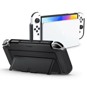 Spigen Switch L@el Jo[ hbNΉ X^hی ^ EȒP ϏՌ Ռz ~ h~ Sʕی CV jeh[ XCb` OLED P[X VEtBbg ACS04239 (ubN)