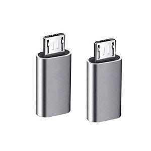YFFSFDC USB-C  Micro USB A_v^ Type-C (X) to Micro USB (IX) ϊA_v^ 2 }CNUSBϊA_v^[ ϊRlN^ [dƃf[^] XperiaAGalaxyANexusAHUAWEIMicro USBݔΉ Vo
