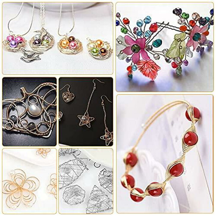 楽天市場】PH PandaHall 約26m アクセサリーワイヤー 線径0.3mm 銅製 ワイヤー クラフト銅線 アートワイヤー 銅線 ワイヤー  アクセサリーパーツ DIY 手作り 手芸用 アクセサリー用ワイヤー ビーズ製作 : morro Flood Force金属ワイヤー巻き取り成形板セット：DIY金、銀、銅ワイヤーイヤリング作り (4ピース織りボードセット)