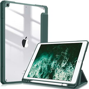 Fintie iPad 10.2 �P�[�X iPad ��9 / 8 / 7���� �P�[�X 2021 2020 2019 �����o�b�N�J�o�[ Apple Pencil ���[�\ �O�܃X�^���h �X���[�v�@�\ �y�� ���^ �����h�~ PU�������U�[ TPU (���f���ԍ�A2602�AA2603�AA260
