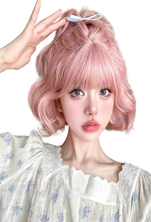 楽天市場】Limakaraウィッグ ボブ ショート パーマ レディース 