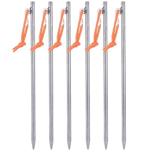 Boundless Voyage �e���g �y�O 20cm/24cm/30cm 4�{ / 6�{�Z�b�g �d���y ���n�p �y�O �A�E�g�h�A �L�����v �`�^������ �b���y�O �݉c�p�� ([30CM] 6�{�Z�b�g)