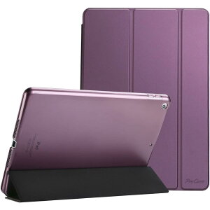 ProCase iPad 9.7(���^�j�P�[�X �X�}�[�g ���X���� �X�^���h �t�H���I�ی�P�[�X �������t���X�g �o�b�N�J�o�[ �Ή��@��FiPad 9.7 ��6���� 2018 / ��5���� 2017 - �p�[�v��