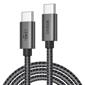 XAOSUN USB C P[u 240W 0.3M }[d PD3.1 140W[dΉ USB Type C P[u iphone 15 plus pro maxAMacBook ProAiPad miniAMatebookAiPad ProAXperiaAGalaxyType C@Ή