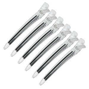 KISARG �_�b�J�[�� �����Y ���f�B�[�Y �w�A�s�� �u���b�L���O ������ �N���b�v �Ղ����Ȃ� ����Ȃ� �傫�� �O�� ���e�t �Ɩ��p 6�{�Z�b�g�� �N���A�u���b�N