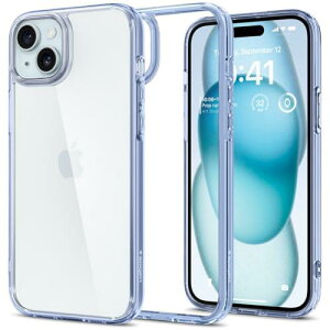 Spigen iPhone 15 P[X NA ϏՌ ςȂ ČRMILKi擾 Xgbvz[  TPU op[P[X 2d\ Yی C菝h~ CX[dΉ EgEnCubh ACS06800 (