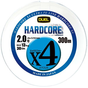 DUEL (fG) PEC ނ莅 HARDCORE X4 y C ނ胉C ދ x x z 2.0 300m 5F/CG[}[LO H3251N-5CBL