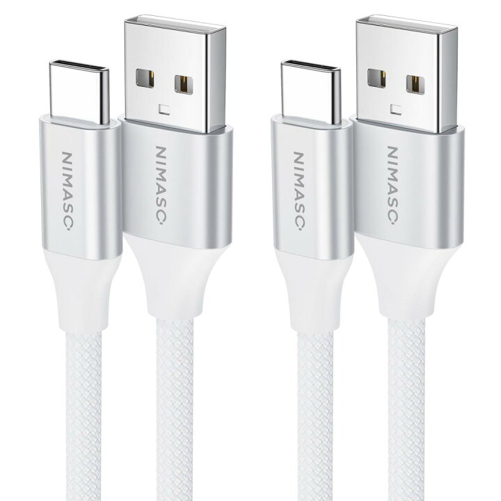 楽天市場】NIMASO USB Type C ケーブル 0.3m+0.3m【QC3.0対応 3A急速 