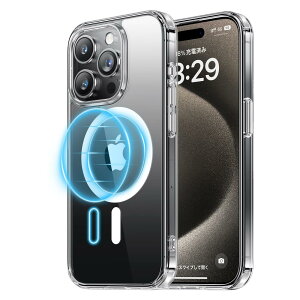 NIMASO P[X MagSafeΉ iPhone15Pro p NA ی ϖh~ }Olbg }OZ[tΉ ϏՌ ČRMILKi SGSF PCw h~ ^ op[ CX[dΉ Xgbvz[