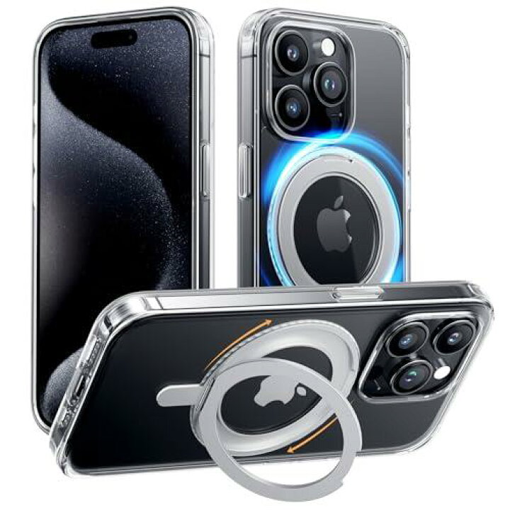 楽天市場】NIMASO iPhone 15 Pro Max 用 ケース 縦横両対応 360°回転 Magsafe対応 iPhone 15 ProMax 用 ケース リング