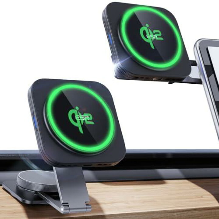 楽天市場】ESR Qi2 15W magsafe 車載 スマホホルダー 車 Qi2認定 