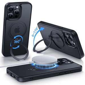 �y2024�ō�����&��_360�x��]�zCASEKOO iPhone 15 Pro �p �P�[�X �������� MagSafe�Ή� �ČRMIL�K�i �ϏՌ� ���ϋv�� �y���c�����E�p�x�����z�w��h�~/�}�b�g�d�グ/���ϖh�~/���^������ ��phone15pro �P