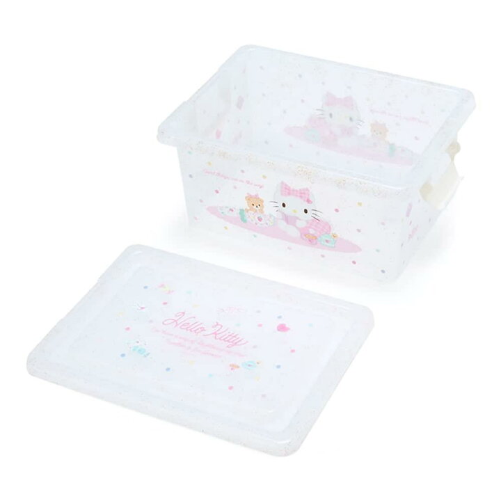 楽天市場】サンリオ(SANRIO) サンリオ フタ付き収納ケースS ハロー 