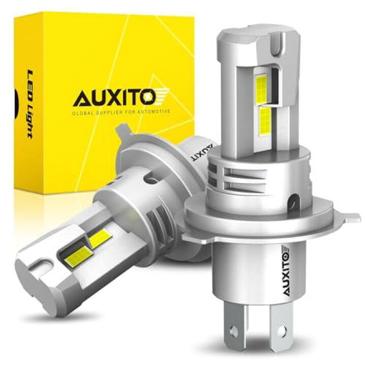 楽天市場】AUXITO H4 LED ヘッドライト 車検対応 HI/LO切替 H4 led 4倍 