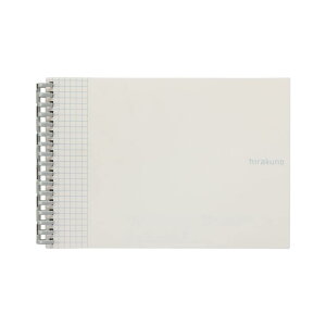 ���q�g���u �J�� �����O�m�[�g �c�C�X�g�m�[�g A5E hirakuno E�^ 17�� �z���C�g N1675-0