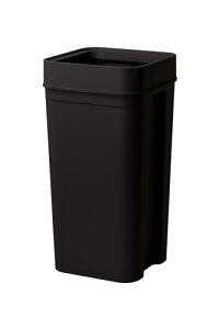 ライクイット (like-it) インテリアに馴染むおしゃれ角型ゴミ箱 フタなしゴミ箱 マルチパーパスビン 約45L ダストボックス ブラック 日本製 LBD-53 塵箱 分別 ペットボトルゴミ箱