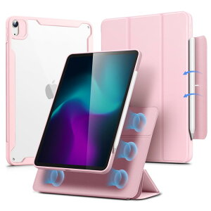 ESR ipad air 5 P[X 2022 nCubh 4 2020 iPad 10.9C` O\ȃ}OlbgJo[ ߉\ȏcu/uX^h@\ ȔwʃVF Pencil 2Ή I[gX[v/