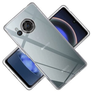 AQUOS R8 �p�� �P�[�X Sharp Aquos R8 �p�̃J�o�[ ���� ���y�� �ɔ� �����h�~ �V���v�� TPU �\�t�g �P�[�X �Ռ��z�� �w�ʃJ�o�[ �σX�N���b�` AQUOS R8 SH-52D �p�� �ی�J�o�[ �N���A