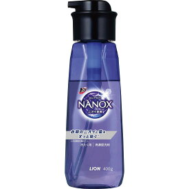 トップ スーパーナノックス ニオイ専用 プレミアム抗菌処方 洗剤 蛍光剤・シリコーン無添加 高濃度 洗濯洗剤 液体 本体プッシュボトル 400g