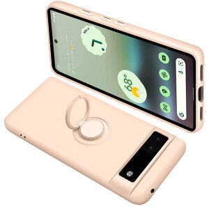 Google Pixel6A �P�[�X �����O�t�� �V���R�� �ϏՌ� �O�[�O�� �s�N�Z�� 6A �����O �J�o�[ �t�̃V���R�[�� �X�}�z�P�[�X 360°��] �X�^���h�@�\ �ԍڃz���_�[ �X�g���b�v�z�[���t�� ����~�� ����
