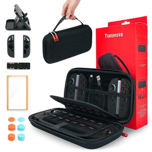 TRANSNOVO Nintendo Switch 2ΉP[X 2025jeh[XCb`2ΉیʃKXtB+pgt [obO e24Q[J[hXbgt bV|PbgiJoy Cons/[dP[u/