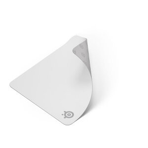 SteelSeries �Q�[�~���O�}�E�X�p�b�h ��^ �m���X���b�v���o�[�x�[�X 45cm×40cm×0.2cm QcK + White L�T�C�Y 63464 �z���C�g
