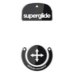 Superglide(Type S) }EX\[ for Logicool Gpro X Superlight }EXtB[g KXf EhGbaH ϋv ᖀC Super Smooth - Black