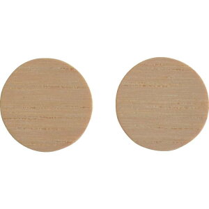 TRUSCO(トラスコ) ねじ穴用シール 14MM 木目ヒッコリー 12個入 NC14-MH