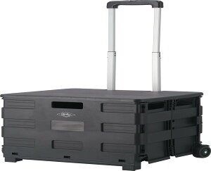 sf L[J[g ܂肽 VbsOJ[g 45×s38×99cm ubN AEghA RpNg Wt ω׏d30kg 86443