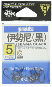 がまかつ(Gamakatsu) 伊勢尼(黒) 5号