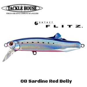 �^�b�N���n�E�X(TackleHouse) �~�m�[ �R���^�N�g �t���b�c 120mm 75g �C���V�E���b�h�x���[ #08 FLITZ.75 ���A�[