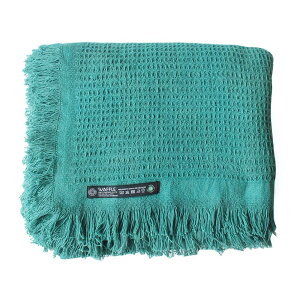 キーストーン マルチカバー ワッフルスロー ブルー 150×220cm