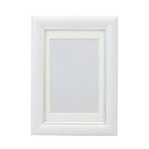 FUJICOLOR パール肖像額縁 はがき・L ホワイト 506345