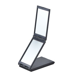 �A�C���f�B�A(Aimedia) �R���p�N�g�~���[ 4�ʂǂ��ł��~���[ �u���b�N 1009718 12.8×7×2.3cm