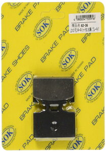 �o�C�N�p�[�c�Z���^�[(Bike Parts Center) �u���[�L�p�b�h �t�����g�p 2��1�Z�b�g LD137 �����L�[R�E���[�h50/80�� 6236