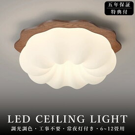 ＼新生活！5年保証／シーリングライト おしゃれ LED お花 雲 かわいい 子供部屋 北欧 照明器具 天井照明 リモコン 調光調色 インテリア照明 寝室 省エネ コンパクト 6畳 8畳 10畳 和室 12畳 ベッドルーム ダイニング キッチン 明るい かわいい