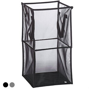 ランドリーバスケット 折りたたみ 大容量 スリム 洗濯カゴ 洗濯かご メッシュ 折り畳み ランドリーバッグ ランドリーボックス コンパクト おしゃれ 持ち手付き 省スペース 軽い 軽量 収納