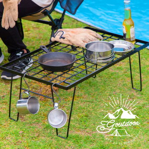 フィールドラック ブラック 収納バック 袋 キャンプ アウトドア テーブル 折りたたみ ラック コンパクト スタック グラウンドラック クーラーボックススタンド 折り畳み