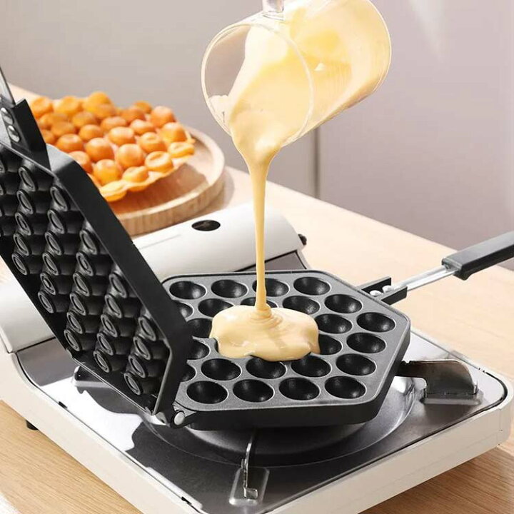楽天市場】エッグワッフル フライパン 鶏蛋仔 パッフル バブルワッフル  