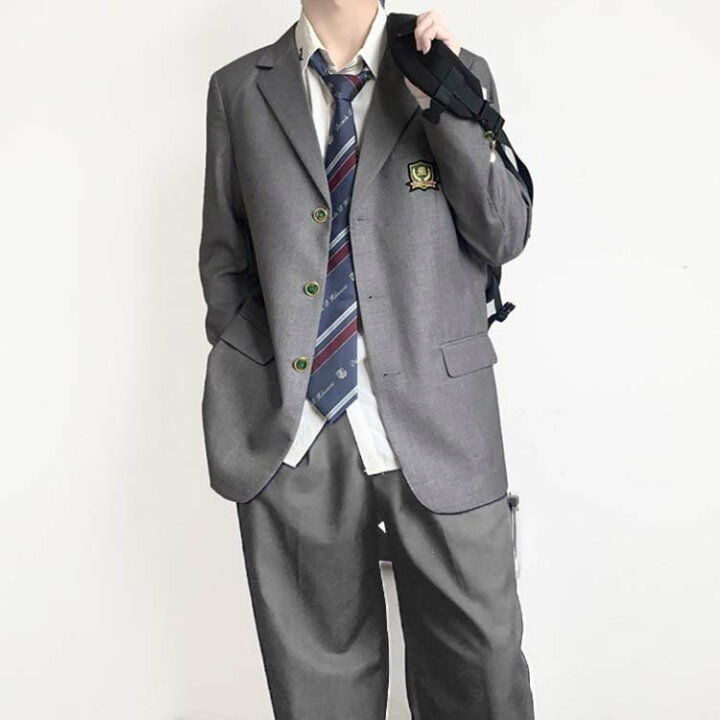 楽天市場】男子高校 制服 ブレザー 4点セット スクールジャケット 