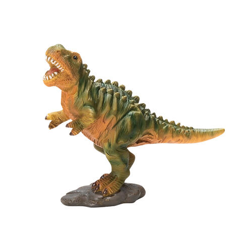 激安通販 恐竜ミニチュア ティラノサウルスリアルでも可愛い小さな恐竜の置物です メーカー在庫限り品 ティラノサウルス