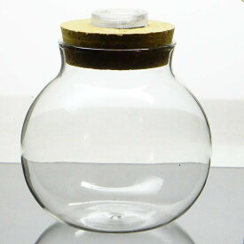 【S】LEDライト付き コルク蓋 ガラスボトル 苔テラリウム容器 ボトリウム ボトルアクアリウム