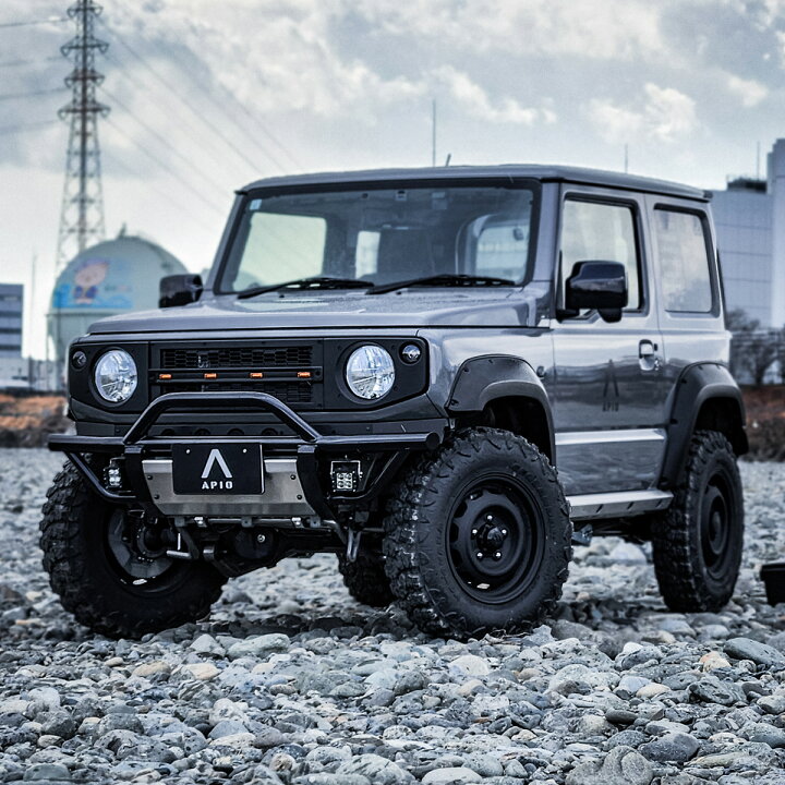 楽天市場】APIO アピオ JB74 JC74 HDしし狩りバンパー アルミスキッド 
