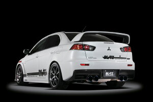BLITZ ubc }t[ NUR-SPEC C-Ti Quad with FRP Diffuser y64174z T[G{[VX(LANCER EVO X) 07/10- CBA-CZ4A 4B11 MIVEC SSTE5M/T,pFRPfBt[U[t,SST̂ݐVxK