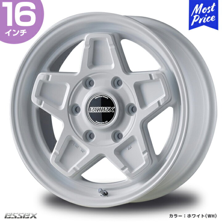 楽天市場】CRS ESSEX ハイエース ホイール ENCS-16 ネオ クラシック 