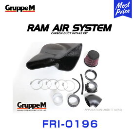 GruppeM M's ラムエアシステム AUDI TTS 8JCDLF COUPETFSITURBO 2008-2015 【FRI-0196】 RAM AIR SYSTEM | K&N グループエム エアインテーク ハイフロー エアフィルター コア エアクリーナー